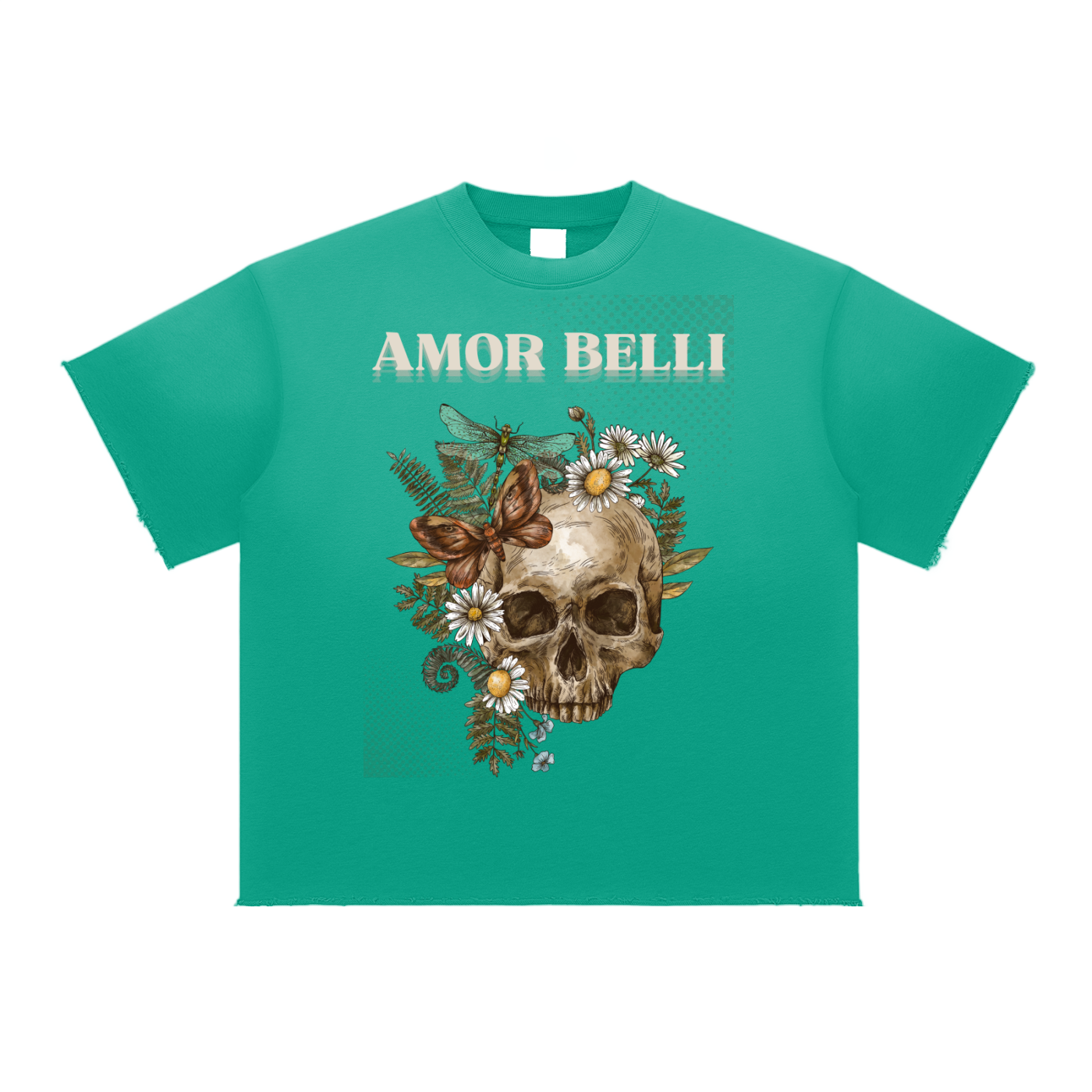 Botanic Skull Shirt Sleeve Shirt