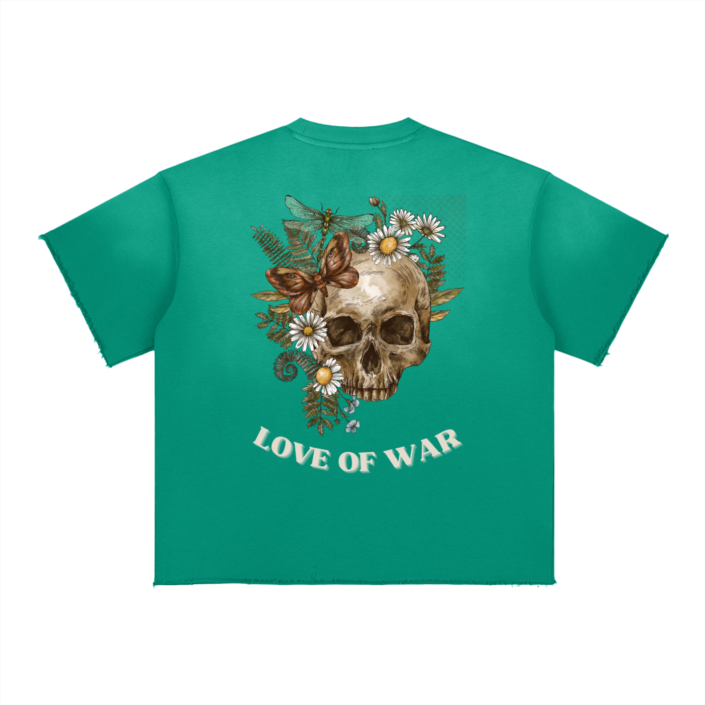 Botanic Skull Shirt Sleeve Shirt