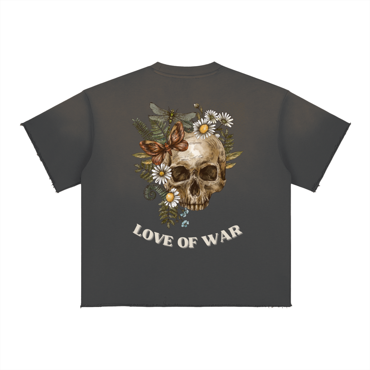 Botanic Skull Shirt Sleeve Shirt