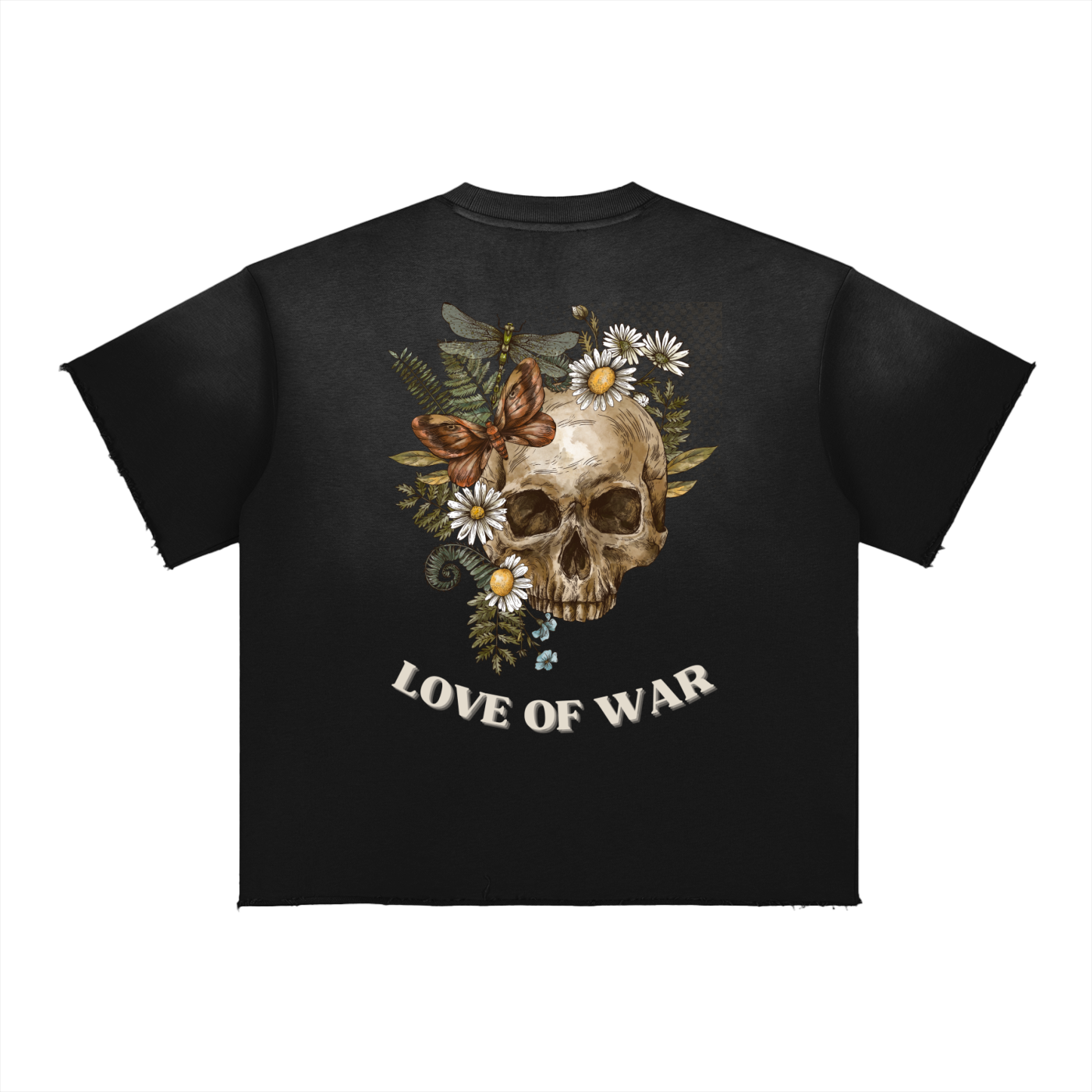 Botanic Skull Shirt Sleeve Shirt