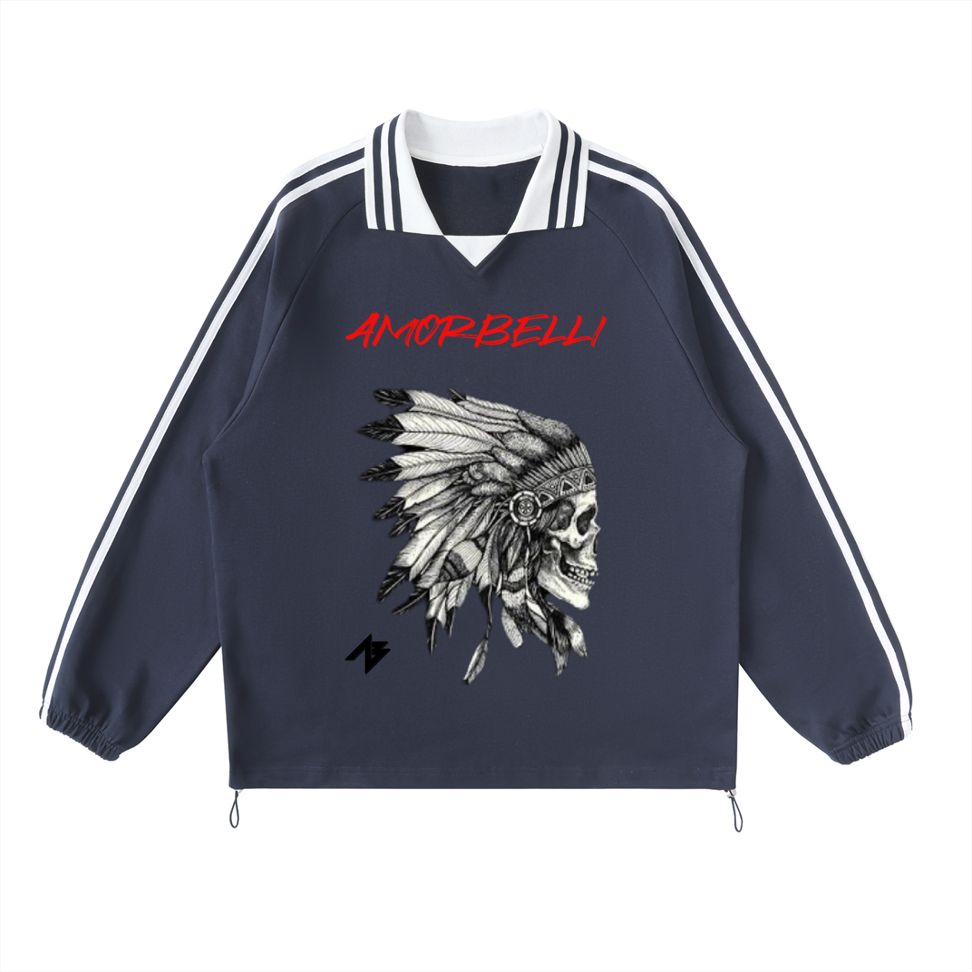 Chief Varsity Lapel Collar Sweatshirt