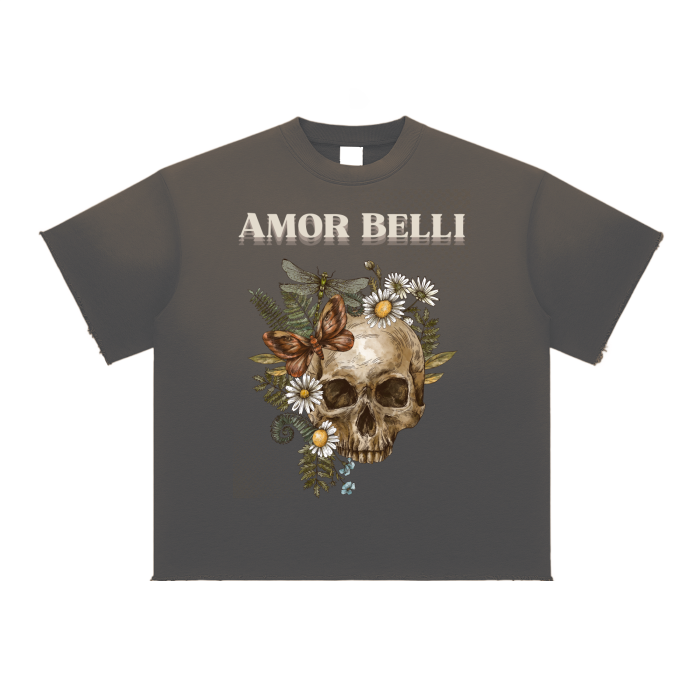 Botanic Skull Shirt Sleeve Shirt