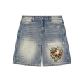 GARDEN OF LIFE Baggy Denim Shorts