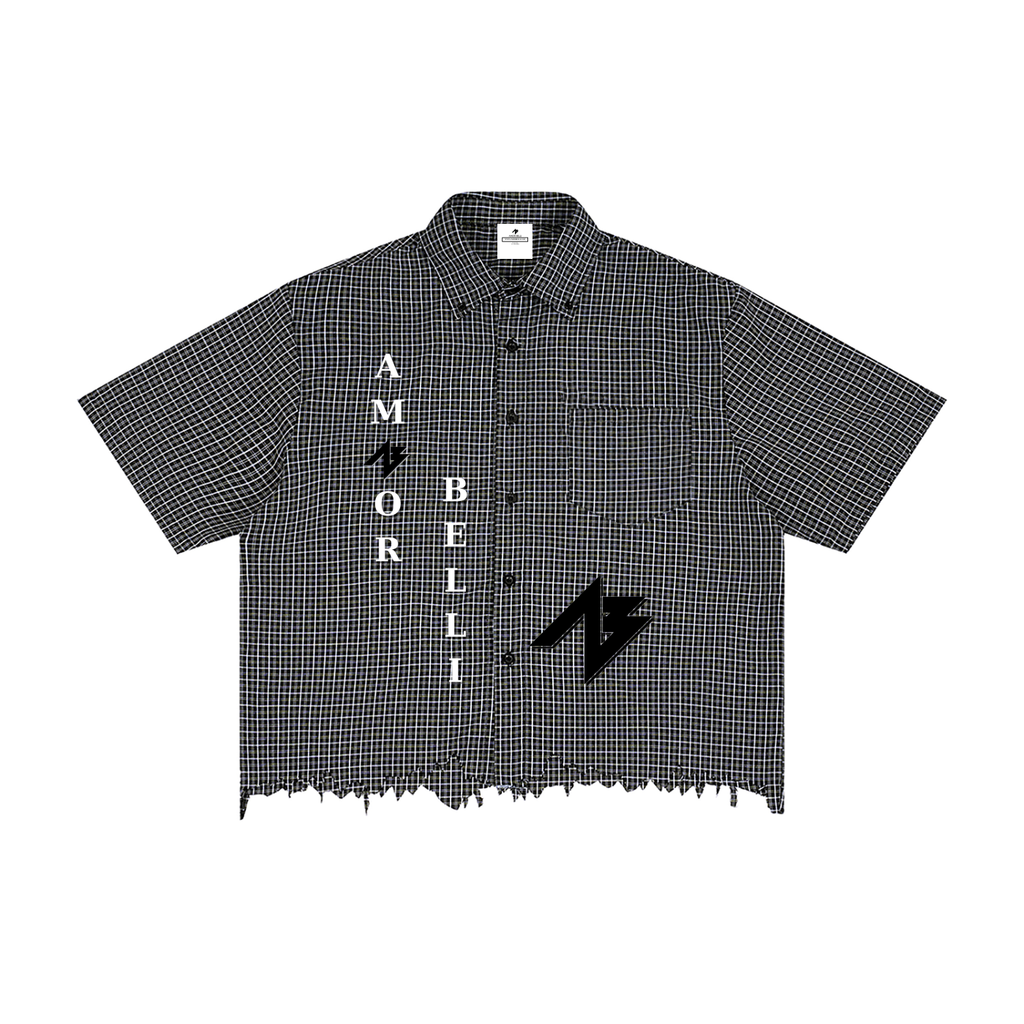 ASCENDANT Distressed Plaid Shirt