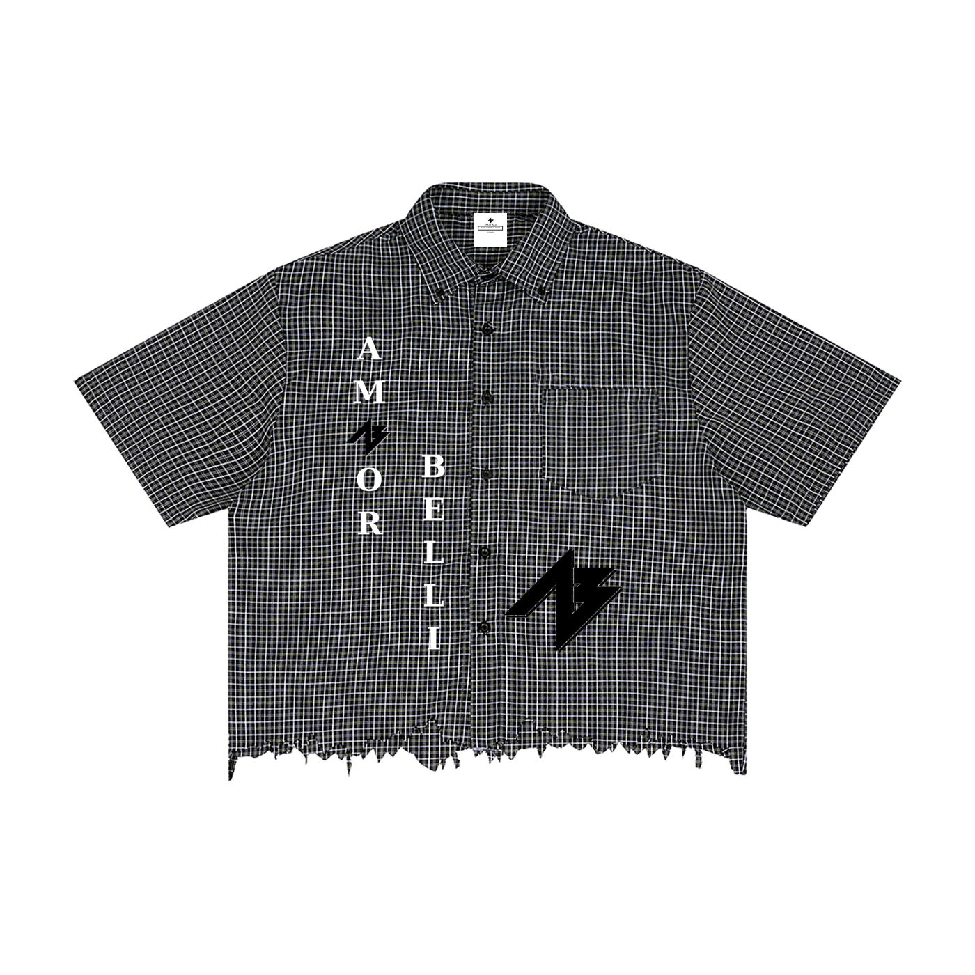 ASCENDANT Distressed Plaid Shirt