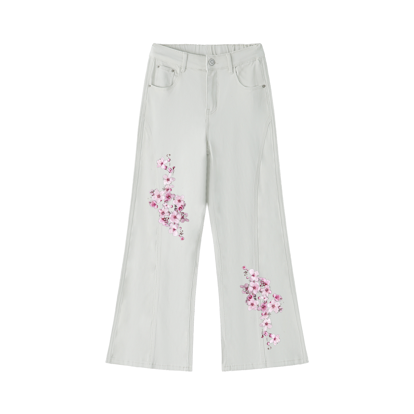 Women's CHERRY BLOSSOM Flared Jeans