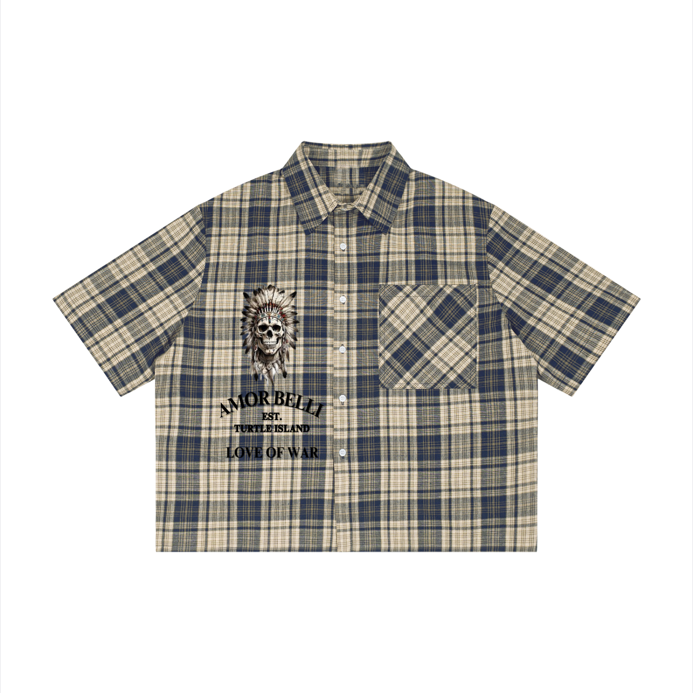 WARBORN Plaid Short Sleeve Shirt