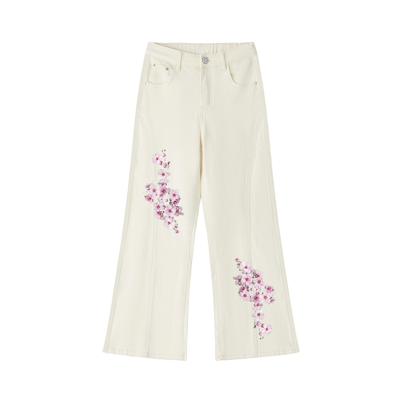 Women's CHERRY BLOSSOM Flared Jeans