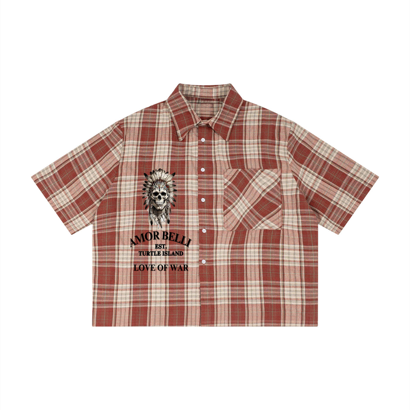 WARBORN Plaid Short Sleeve Shirt