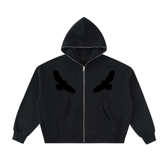 Dual Flight Full-Length Zip Hoodie
