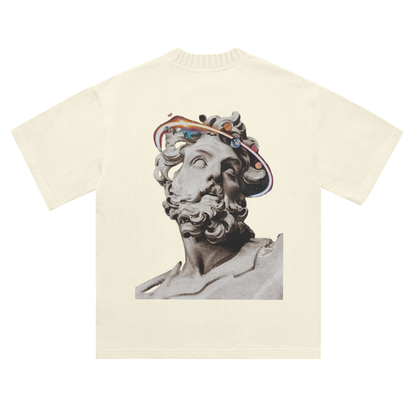 AMOR BELLI luxury streetwear tee with sculpture graphic