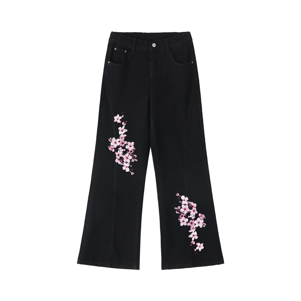Women's CHERRY BLOSSOM Flared Jeans