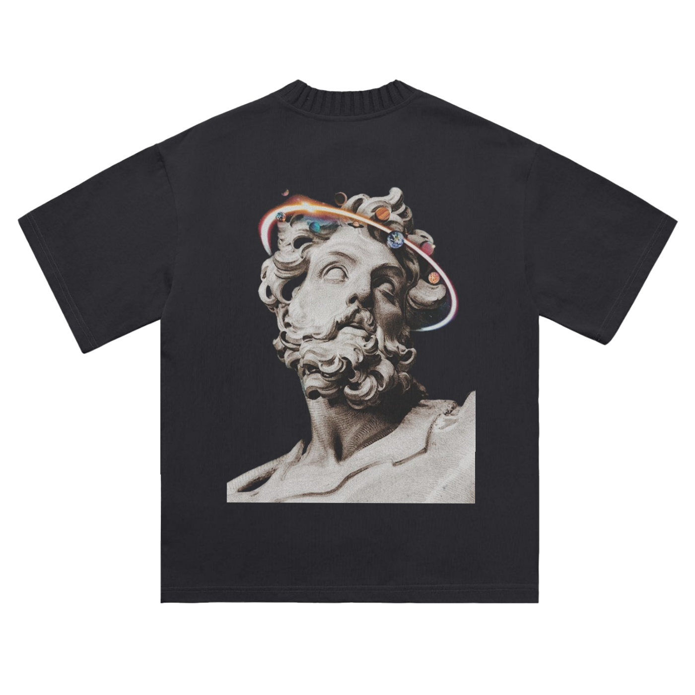 AMOR BELLI luxury streetwear tee with sculpture graphic