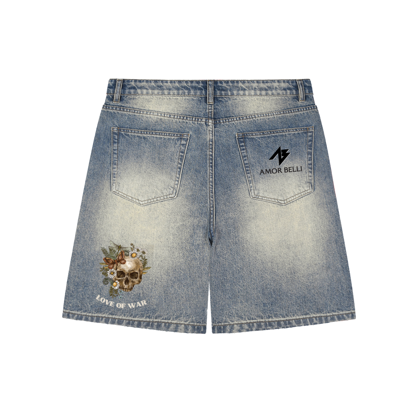 GARDEN OF LIFE Baggy Denim Shorts