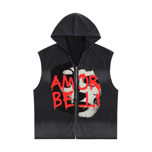 Vox Bellum Sleeveless Zip up Hoodie