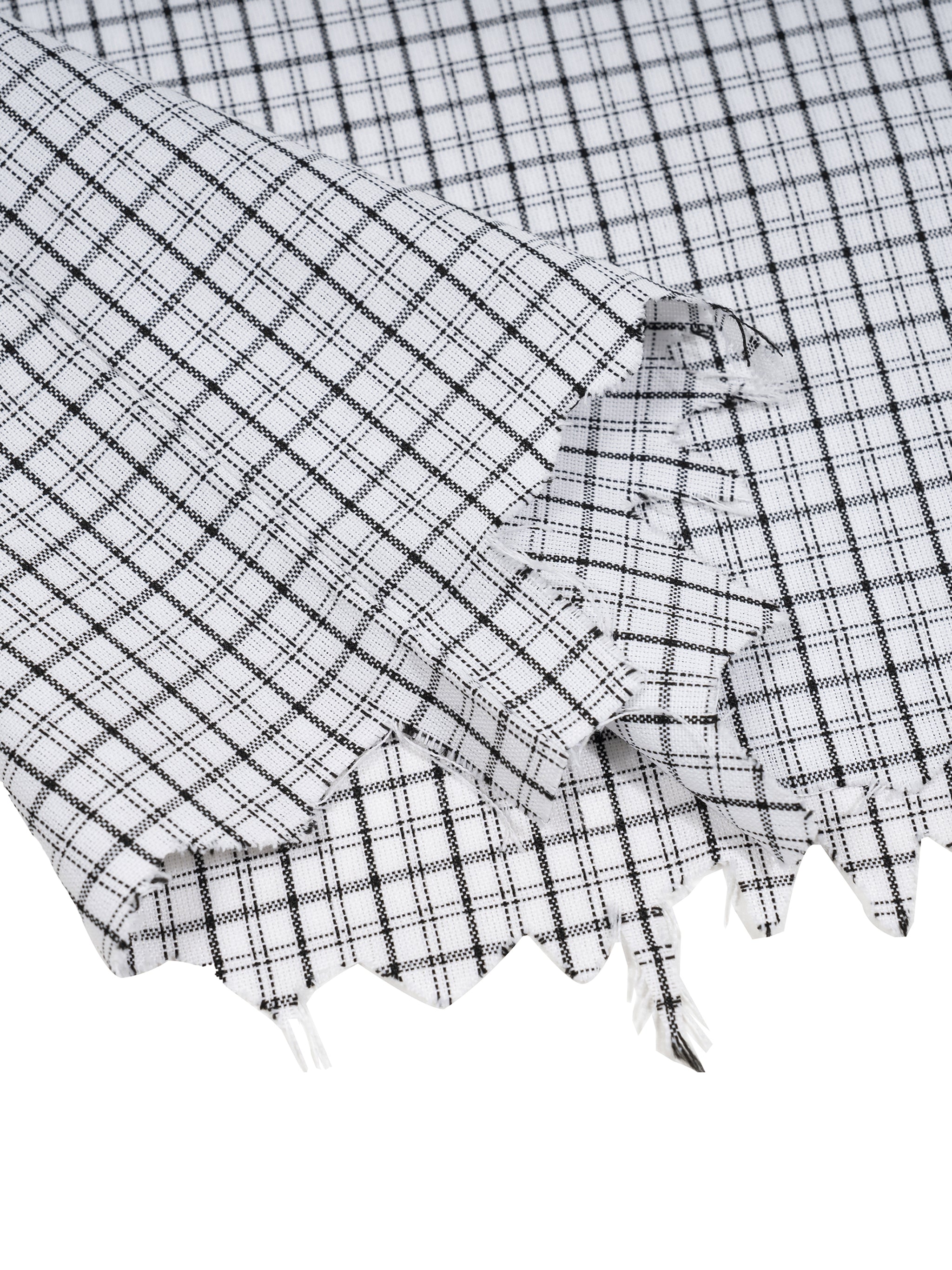 ASCENDANT Distressed Plaid Shirt