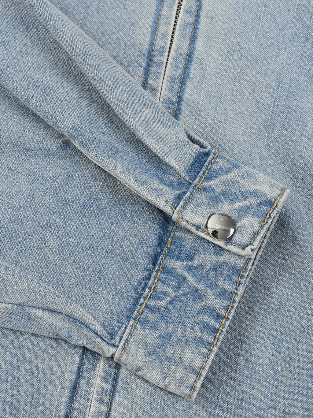 LOVE OVER WAR Bomber Denim Jacket